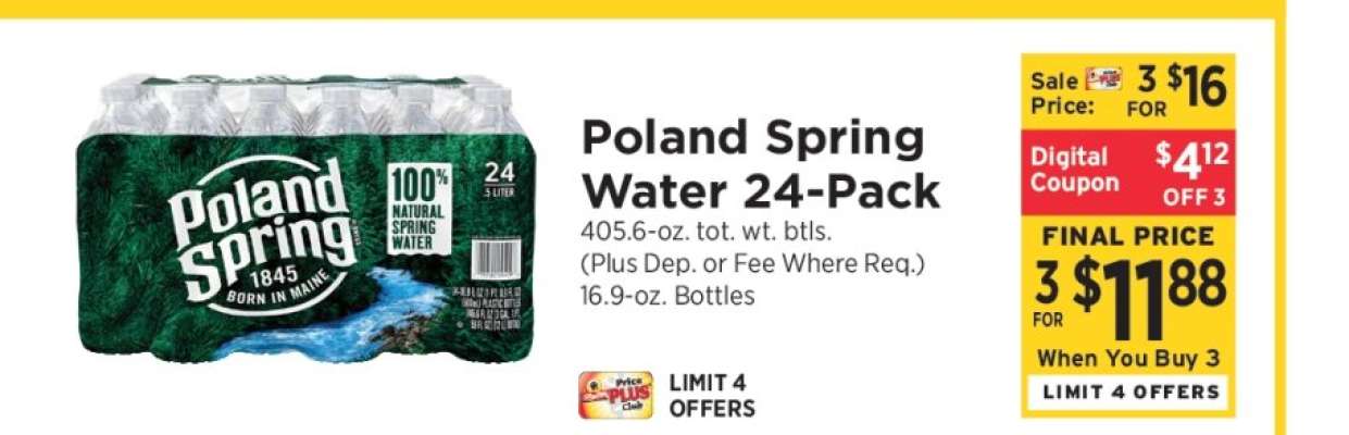 Poland Spring Water 24-Pack
