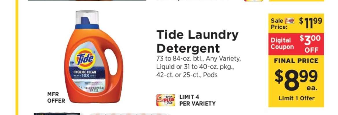 Tide Laundry Detergent