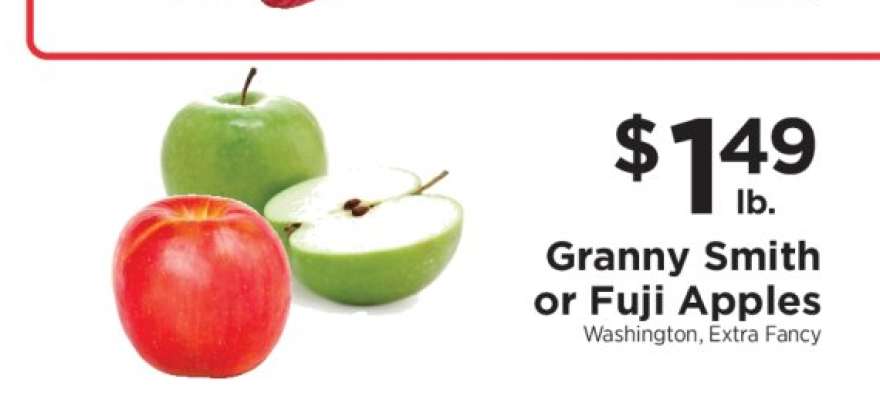 Granny Smith or Fuji Apples