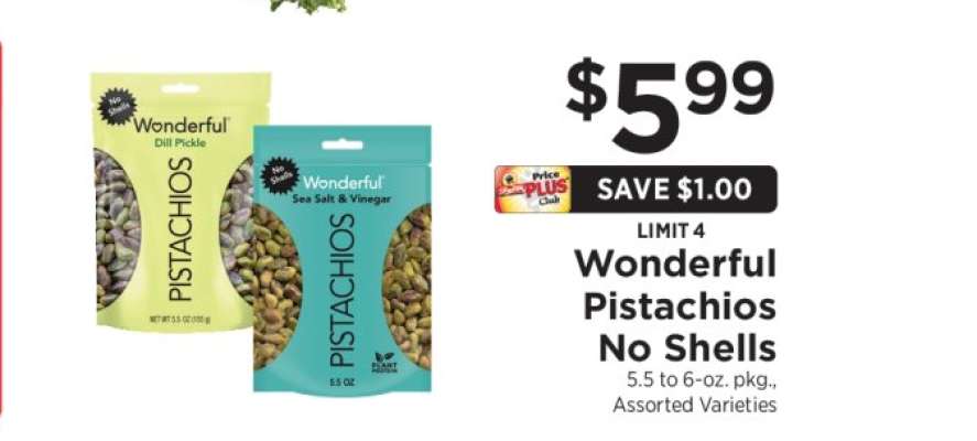 Wonderful Pistachios No Shells