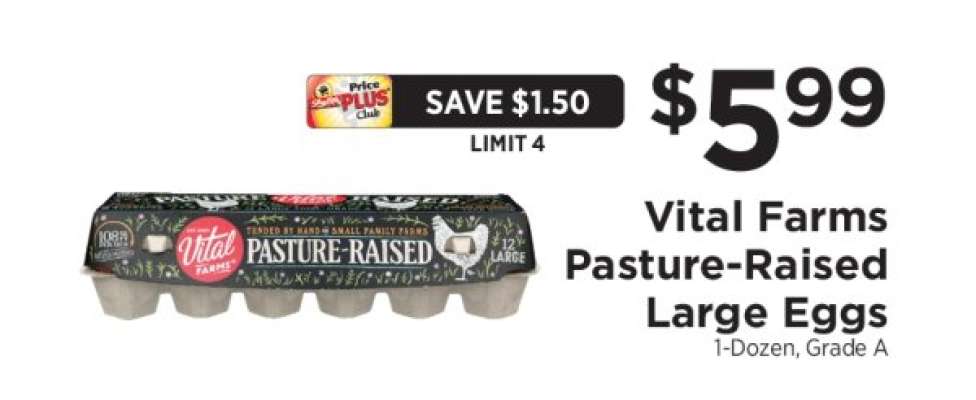 Vital Farms Pasture-Raised Large Eggs