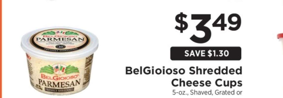 BelGioioso Shredded Cheese Cups
