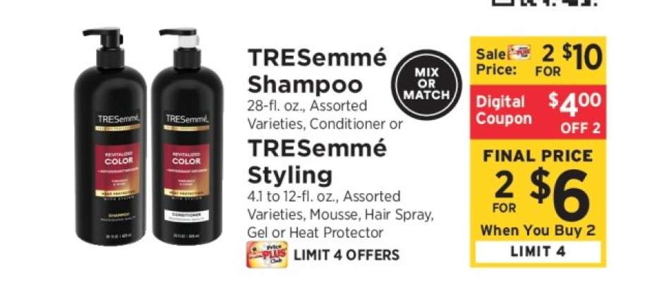 TRESemmé Shampoo or Styling