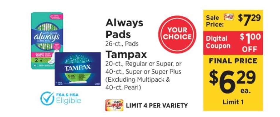 Always Pads / Tampax