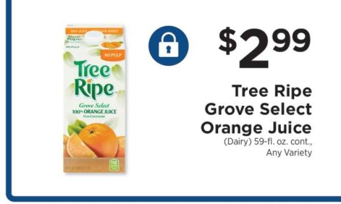 Tree Ripe Grove Select Orange Juice