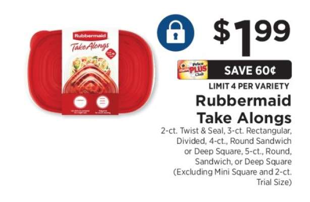 Rubbermaid Take Alongs