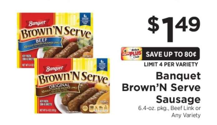 Banquet Brown'N Serve Sausage