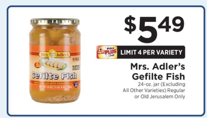 Mrs. Adler’s Gefilte Fish