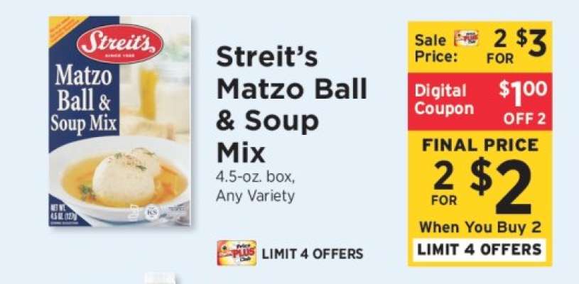 Streit's Matzo Ball & Soup Mix