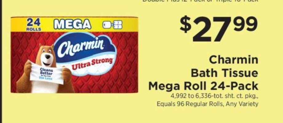 Charmin Bath Tissue Mega Roll 24-Pack