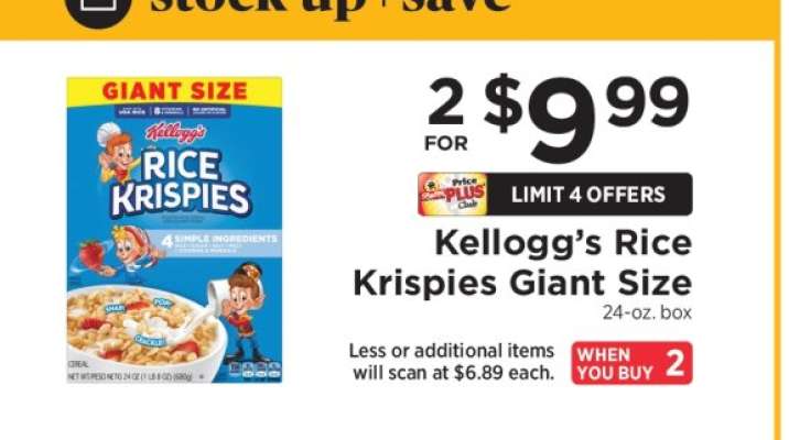Kellogg's Rice Krispies Giant Size
