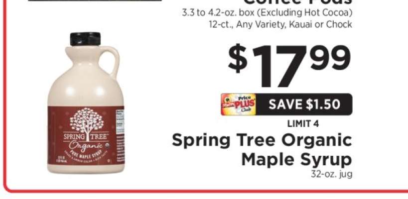 Spring Tree Organic Maple Syrup