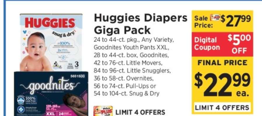 Huggies Diapers Giga Pack