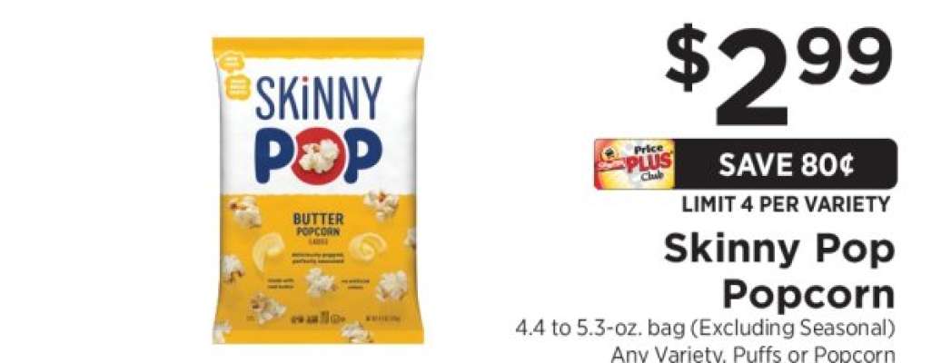 Skinny Pop Popcorn