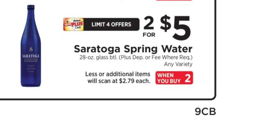 Saratoga Spring Water