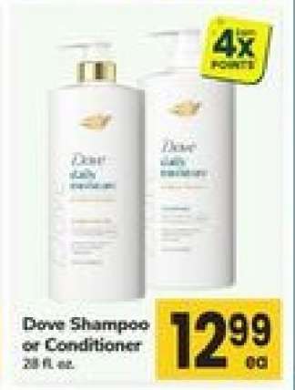 Dove Shampoo or Conditioner