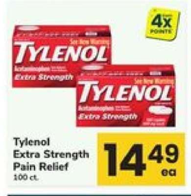 Tylenol Extra Strength Pain Relief