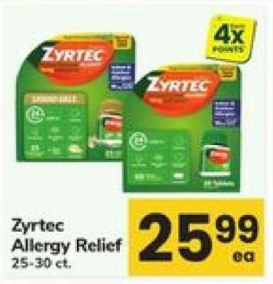 Zyrtec Allergy Relief
