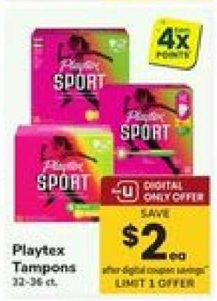 Playtex Tampons