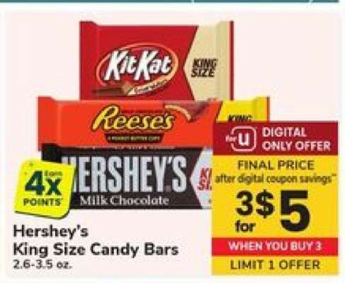 Hershey's King Size Candy Bars