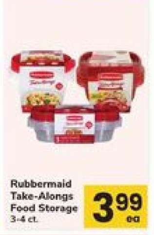 Rubbermaid Take Alongs Food Storage