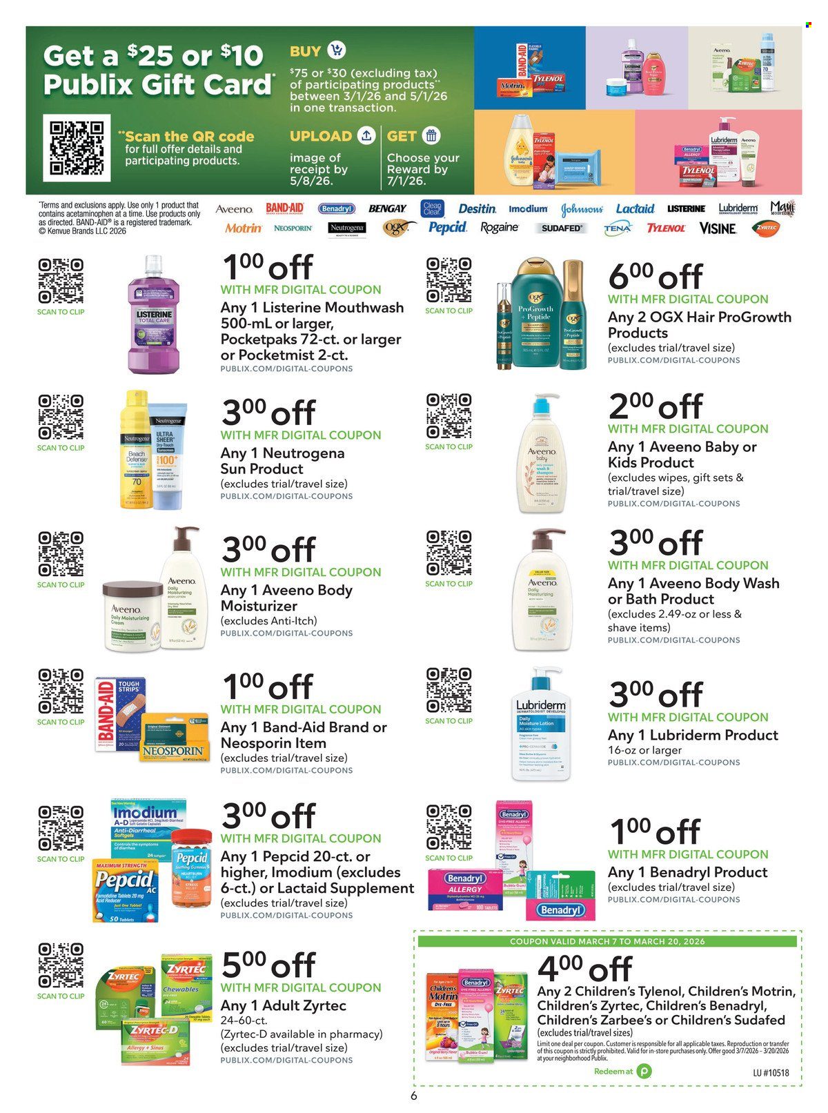 Publix ad - 03/07/2026 - 03/20/2026. Page 6