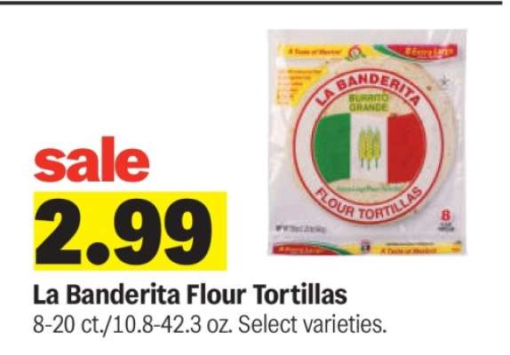 La Banderita Flour Tortillas