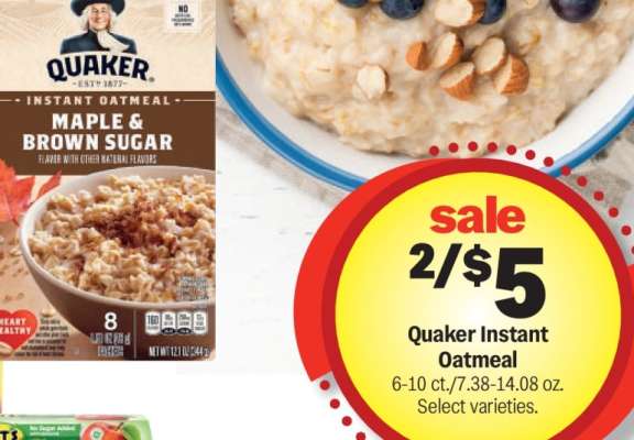 Quaker Instant Oatmeal