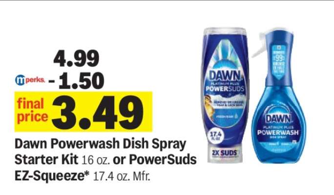 Dawn Powerwash Dish Spray Starter Kit*