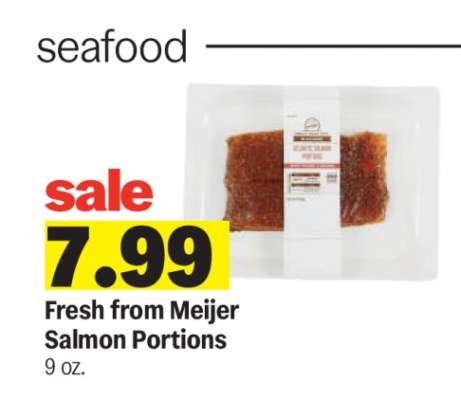 Fresh from Meijer Salmon Portions