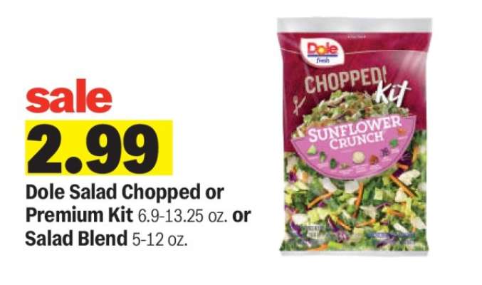 Dole Salad Chopped or Premium Kit*