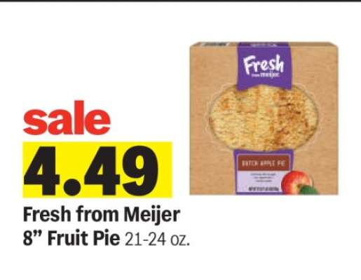 Fresh from Meijer 8" Fruit Pie