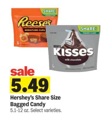 Hershey's Share Size Bagged Candy