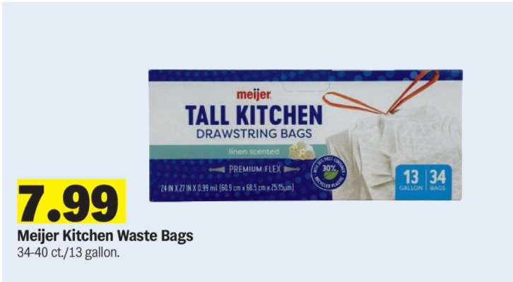 Meijer Kitchen Waste Bags