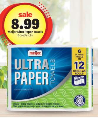 Meijer Ultra Paper Towels*
