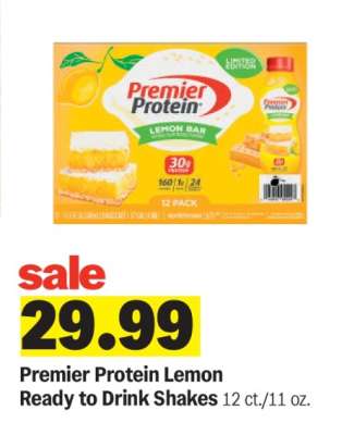 Premier Protein Lemon Ready to Drink Shakes