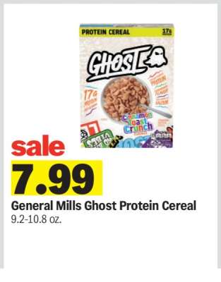General Mills Ghost Protein Cereal