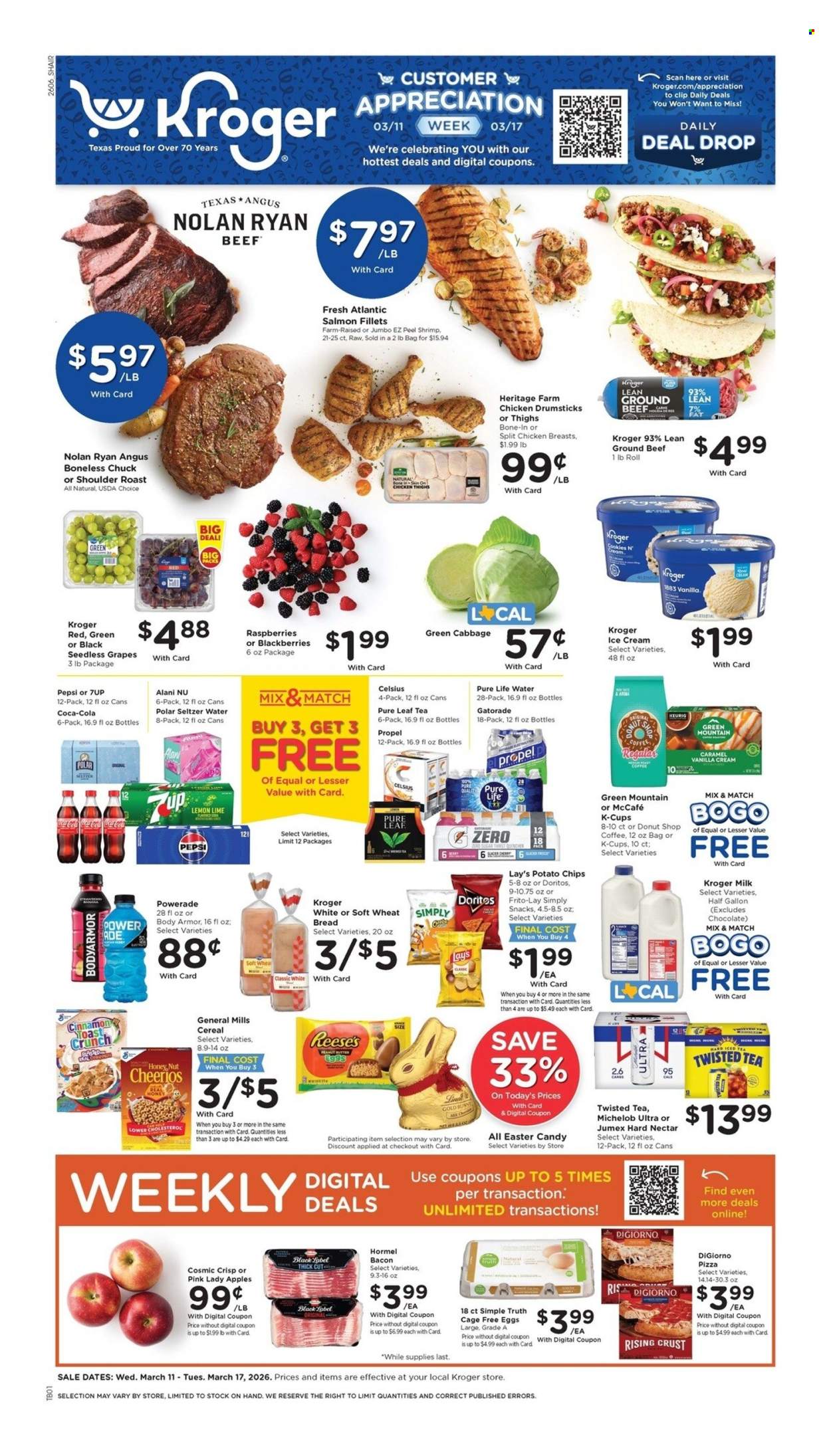 Kroger ad - 03/11/2026 - 03/17/2026. Page 1