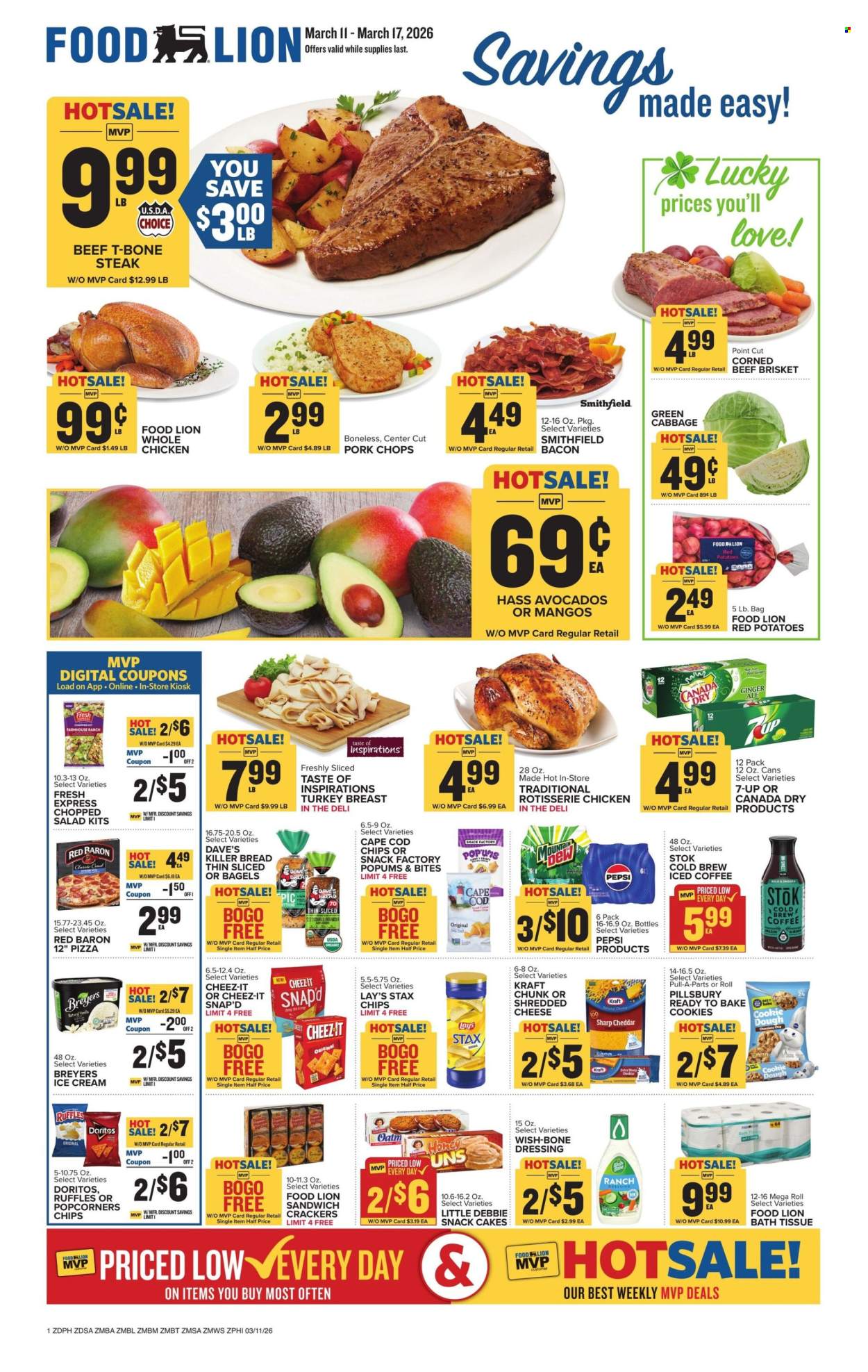 Food Lion ad - 03/11/2026 - 03/17/2026. Page 1
