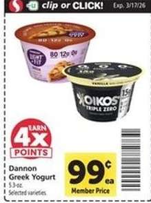 Dannon Greek Yogurt