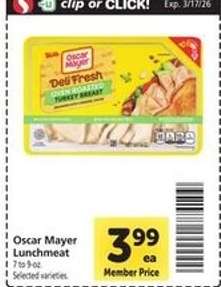 Oscar Mayer Lunchmeat