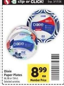 Dixie Paper Plates