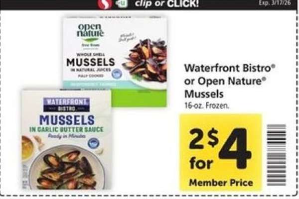 Waterfront Bistro or Open Nature Mussels