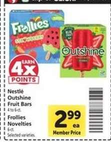 Nestlé Outshine Fruit Bars