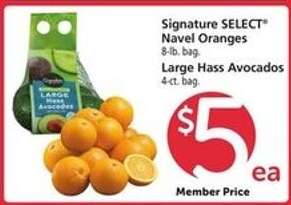 Signature SELECT Navel Oranges & Large Hass Avocados