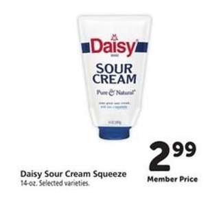 Daisy Sour Cream Squeeze