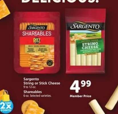 Sargento String or Stick Cheese