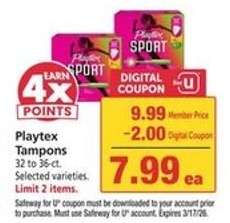 Playtex Tampons