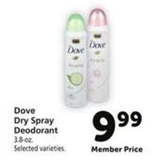 Dove Dry Spray Deodorant