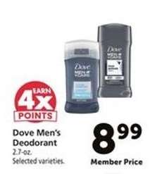 Dove Men's Deodorant